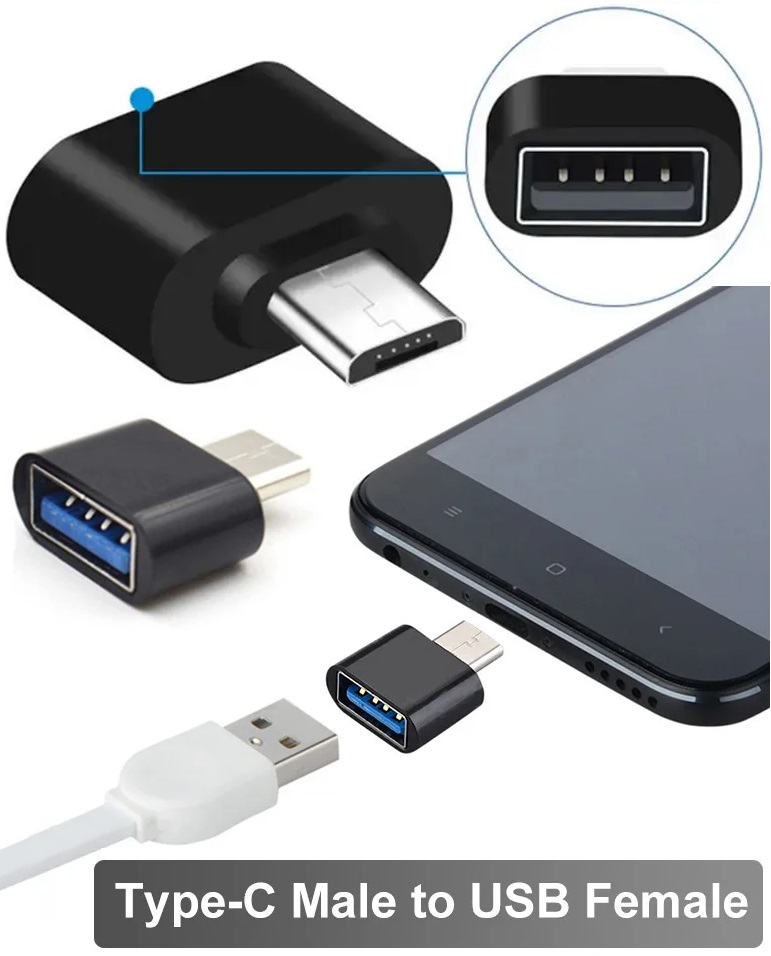 Adaptador USB-A a USB-C Mini